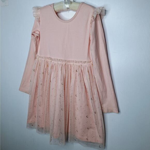 Hanna Andersson Soft Tulle Dress Girls 6-7 120cm Princess Flutter Ballet Pink - Picture 2 of 12